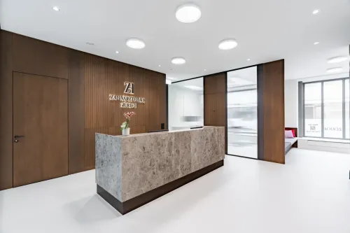 Empfang Zahnärztehaus Zürich