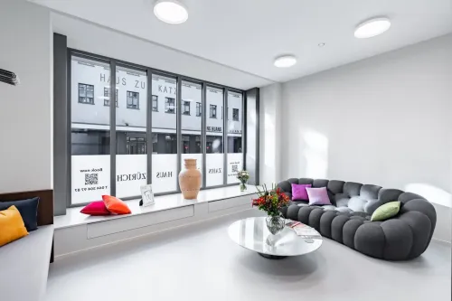 Wartebereich Zahnärztehaus Zürich